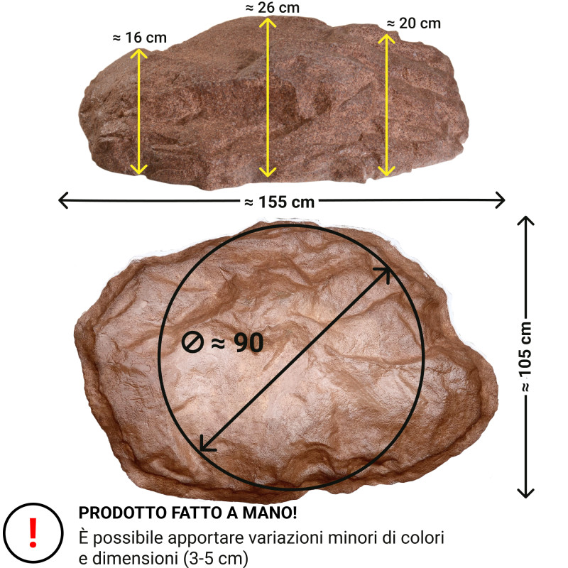Roccia Artificiale Da Giardino XL-02