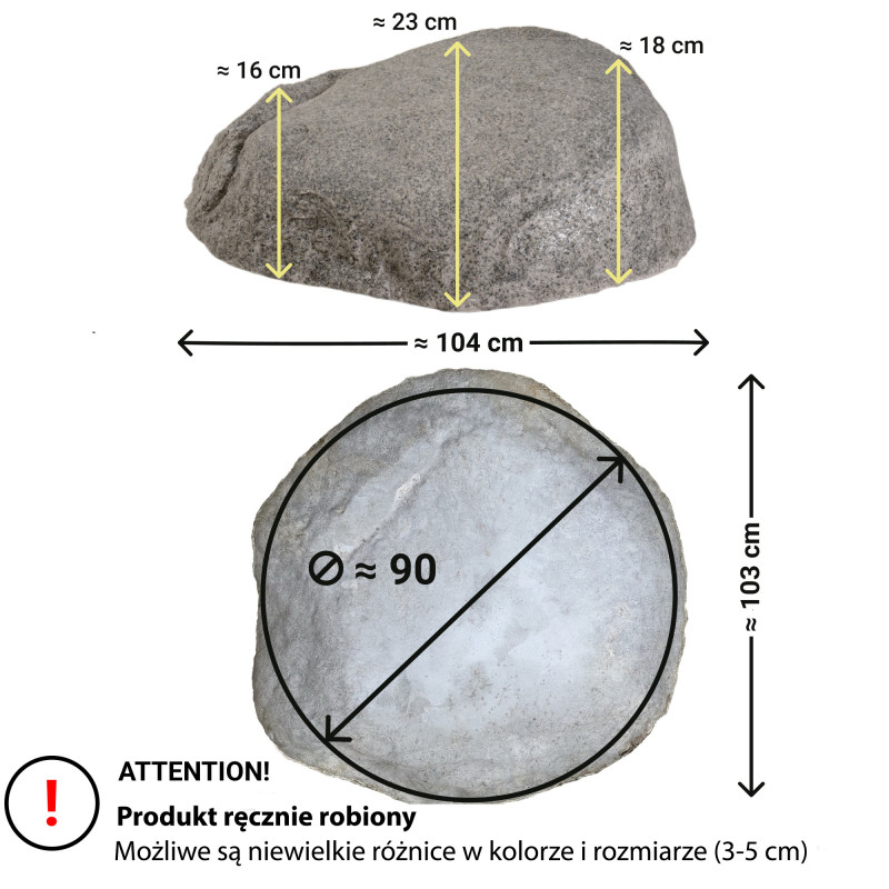 Sztuczny Kamień Ogrodowy XL-04