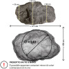 Roccia Artificiale Da Giardino XXXL-01