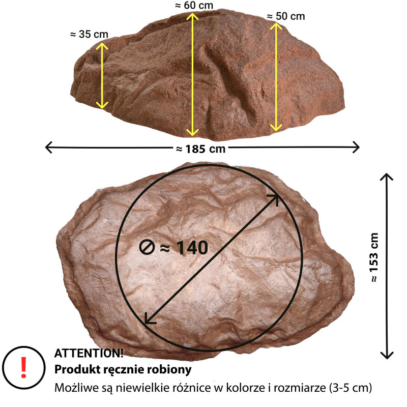 Sztuczny Kamień Ogrodowy XXXL-01