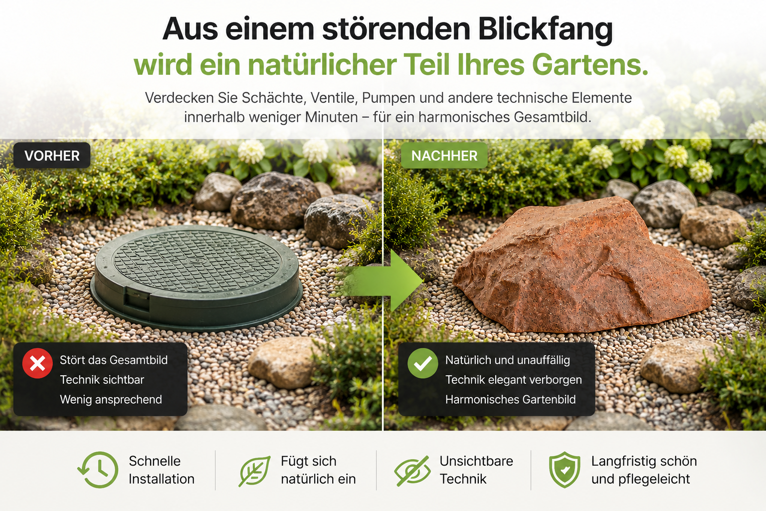 Technik verschwindet. Der Garten bleibt.