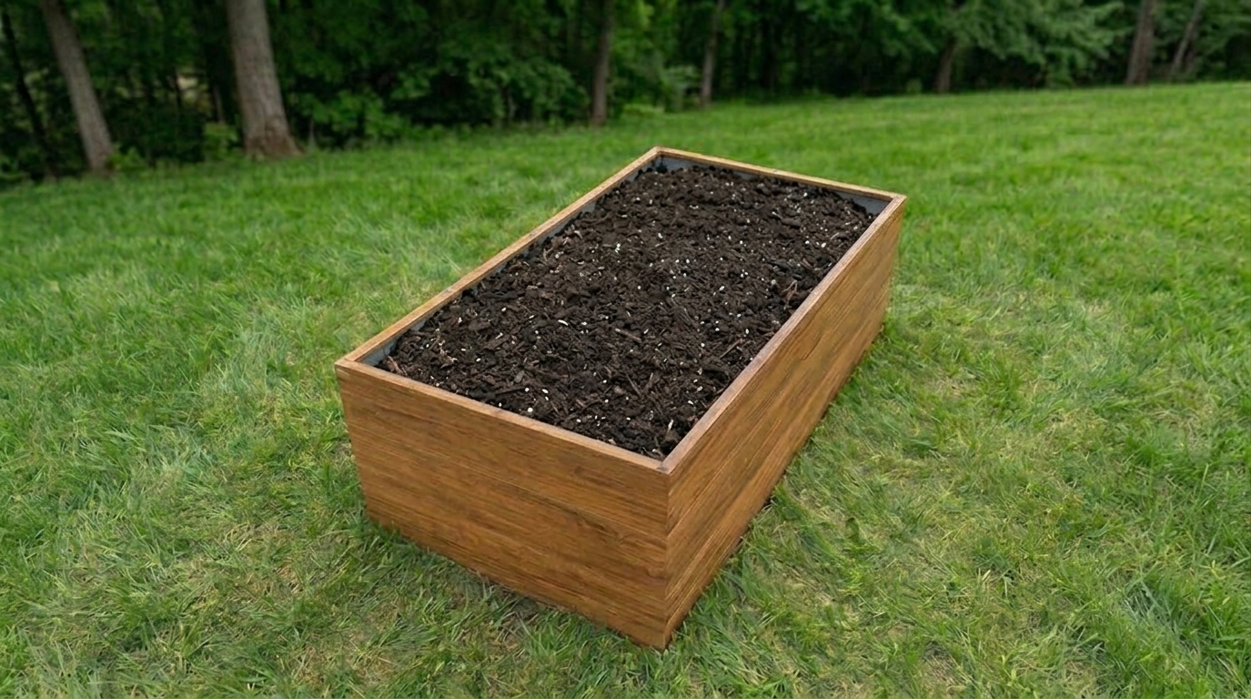 GARTENDEK raised garden bed top planting layer – quality garden soil for seeds and seedlings