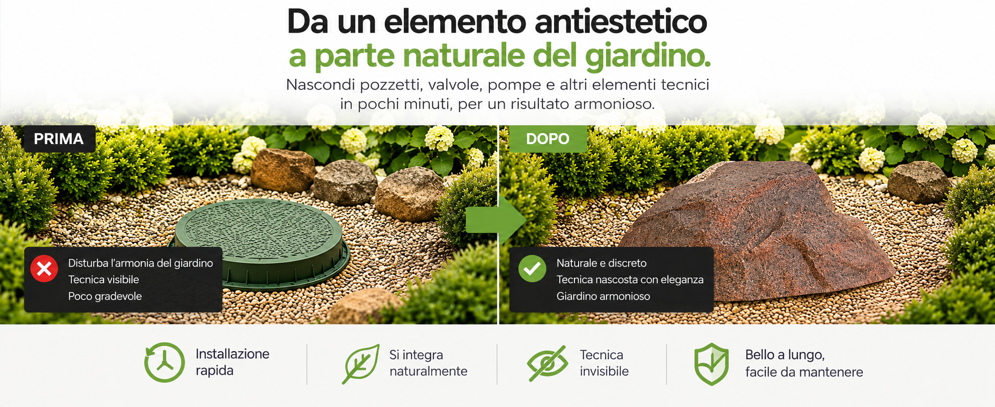 La tecnica scompare. Il giardino resta.