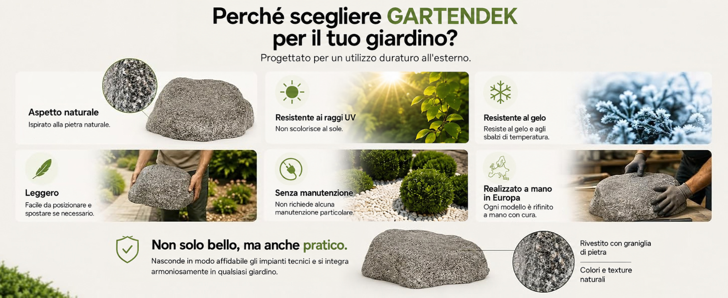 Pietre di copertura GARTENDEK – dettagli